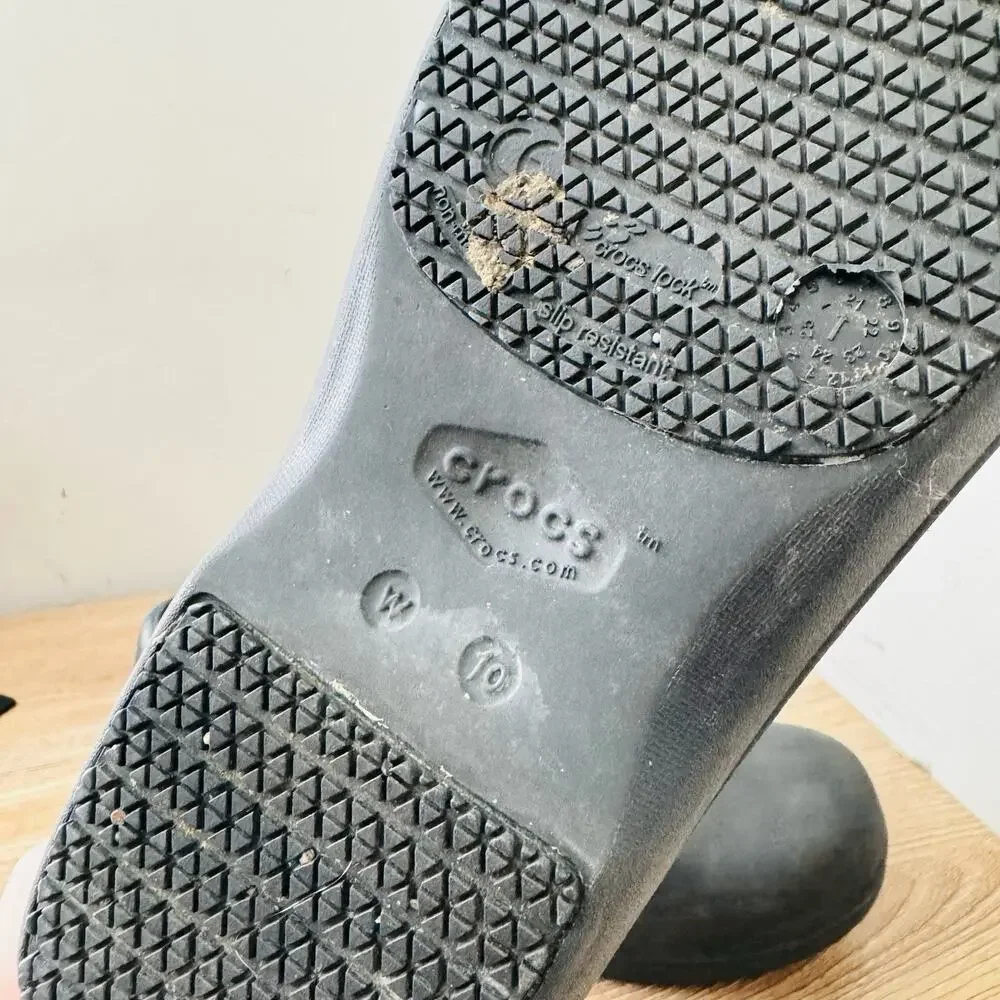 Crocs Women's Neria Pro II Clogs Black Size 10